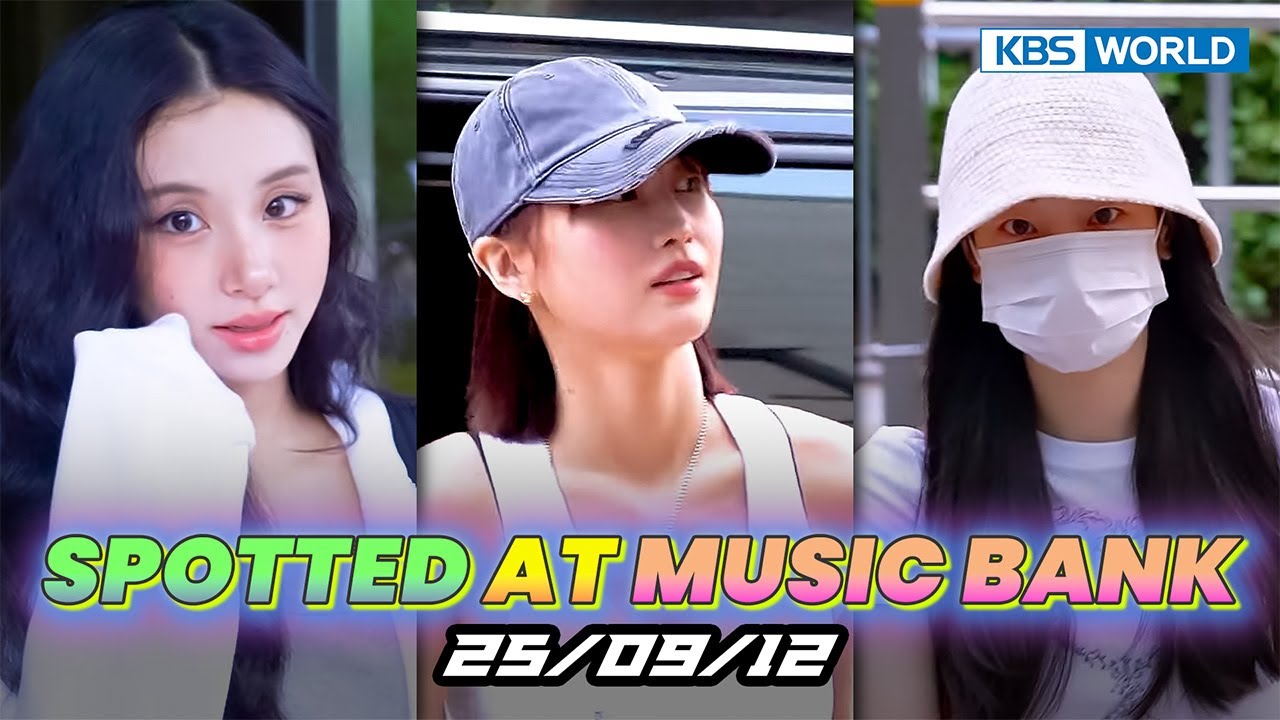 [4K] (Spotted at Music Bank) CHAEYOUNG, MOMOLAND, MOMO, and more! 뮤직뱅크 출근길 20250912 | KBS WORLD TV