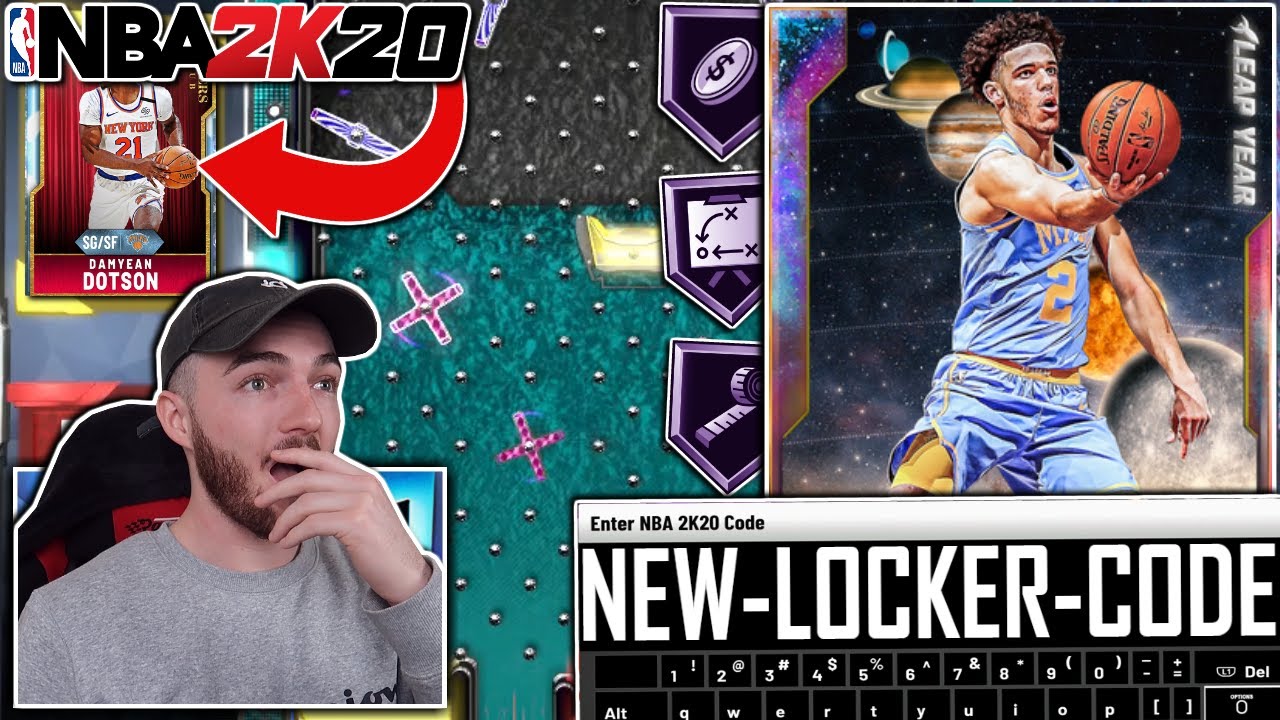 FREE NEW LOCKER CODE 2K20 + *HIDDEN* GALAXY OPAL LONZO BALL GAMEPLAY! (NBA 2K20 MYTEAM)