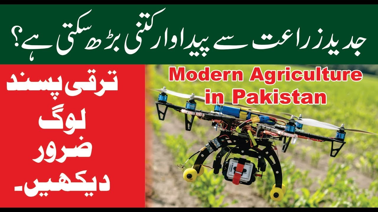 Modern agriculture in Pakistan /URDU/HINDI  جدد پیداواری ٹیکنالوجی سے پیداوار کتنی بڑھ سکتی ہے؟