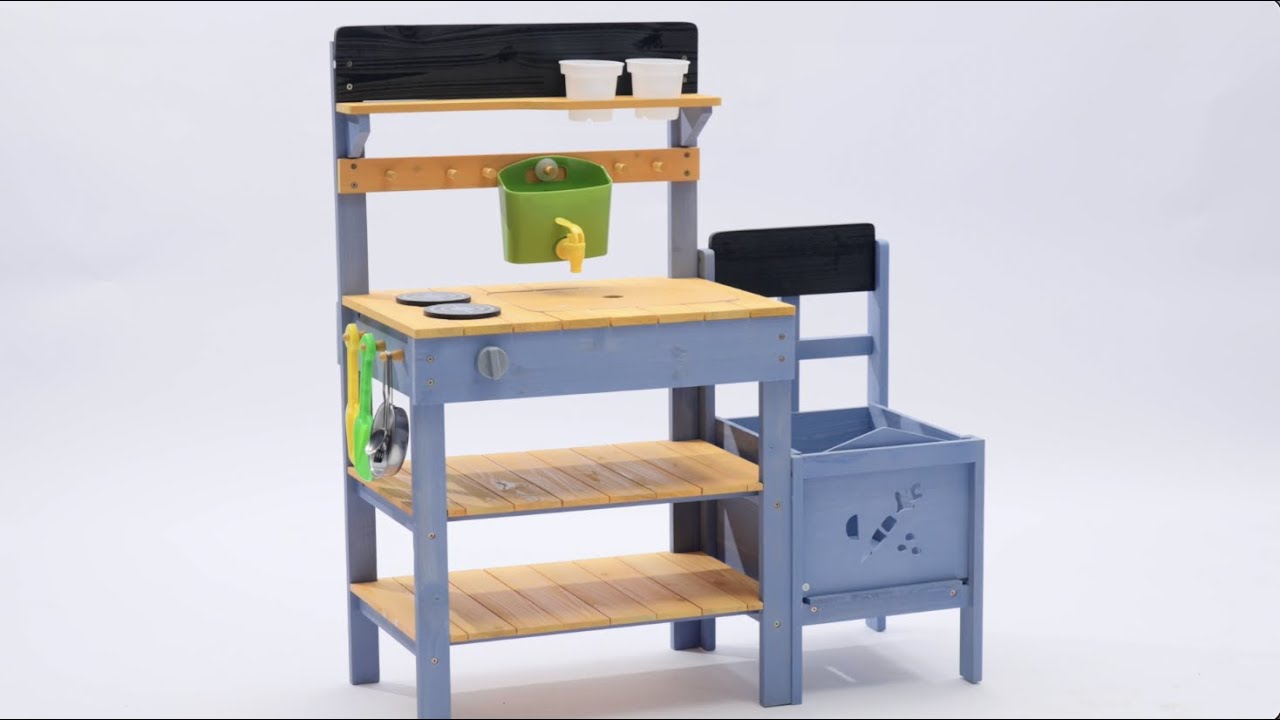 Labebe-Asssembly Instruction-Mud Kitchen with Planter Box-HY2410015