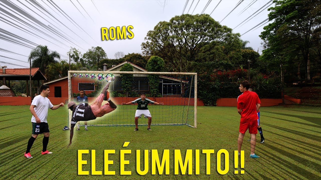 MORADOR DE RUA NO JOGO DE FUTEBOL!! ( NOVO NEYMAR?! ) - JOGO REAL