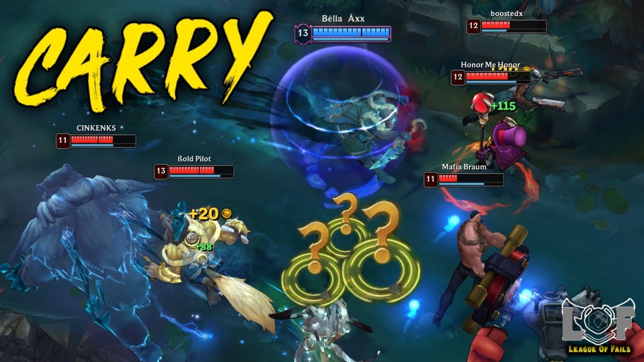 Best Solo Carry Champions and LoL Moments 2020 - League of Legends