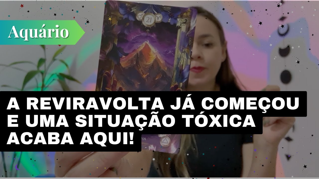 AQUÁRIO✨A CHAVE VIRA🔥🔥VC INICIA UMA REVOLUÇÃO E UMA SITUAÇÃO TOXICA ACABA AQUI!