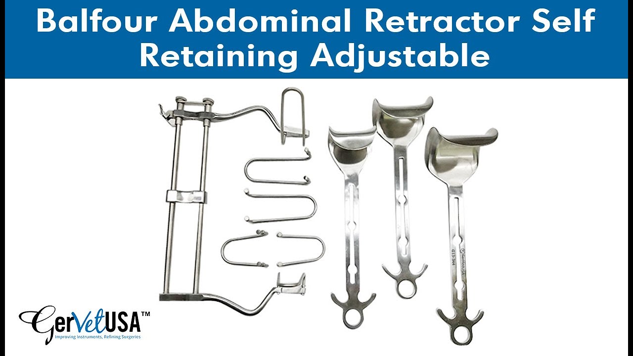 Balfour Abdominal Retractor Self Retaining Adjustable | Veterinary  Surgical Retractors | GerVetUSA