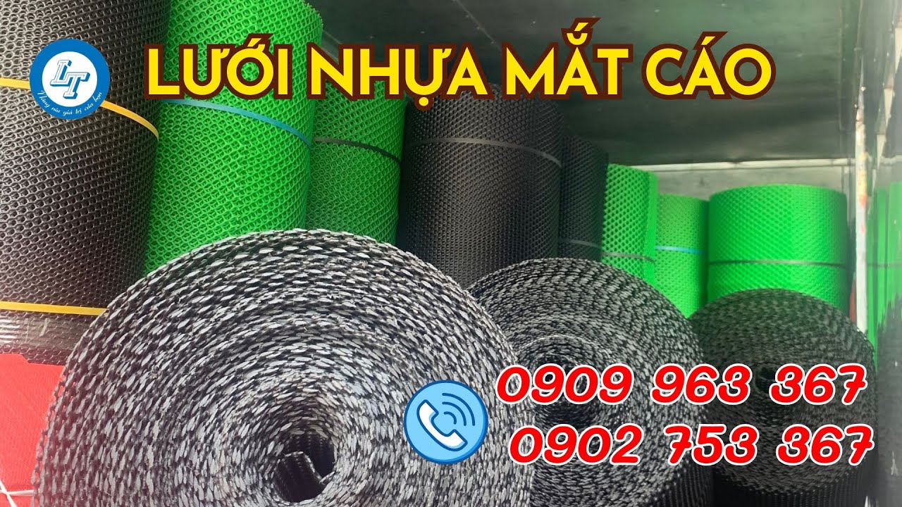 LƯỚI NHỰA MẮT CÁO NHIỀU MÀU GIÁ SỈ RẺ