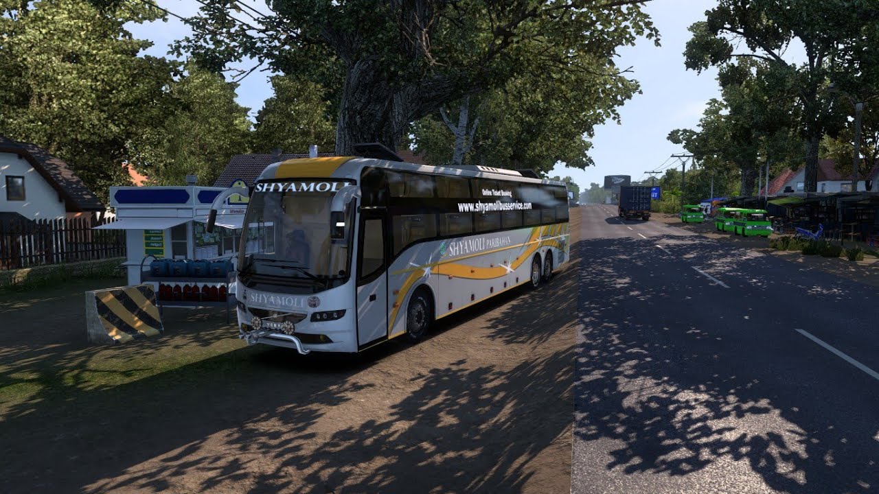Travel with Shymoli indian bus in ets 2
