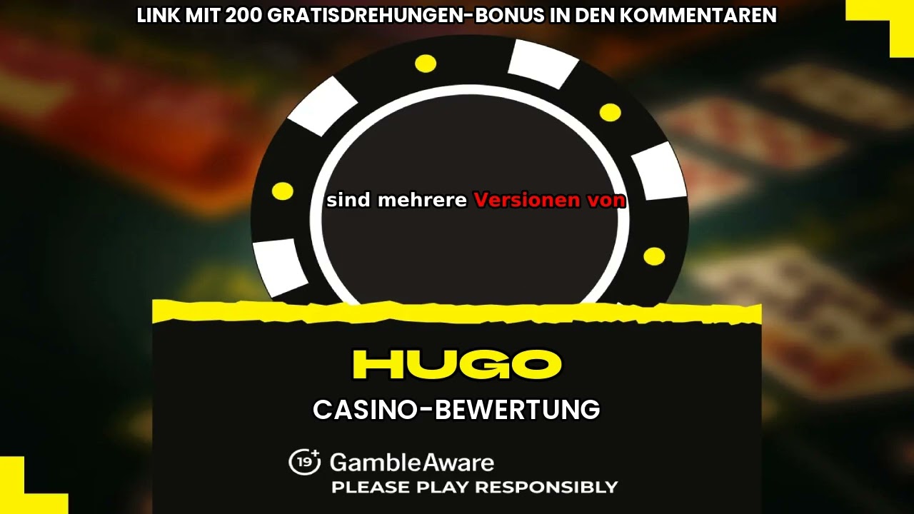 HUGO CASINO BEWERTUNG 2025 &ndash; AUSZAHLUNGEN, BONI, BEDINGUNGEN & PROMO CODE