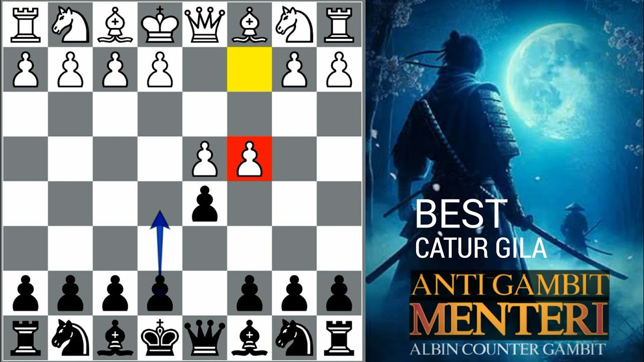Pembukaan hitam paling 'DI TAKUTI"  Gambit Menteri ? TOP 3 BEST TRAP