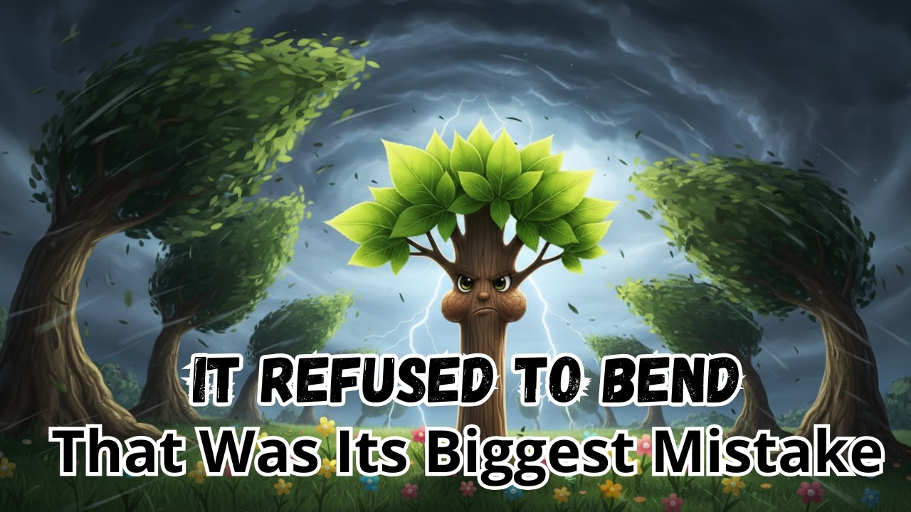 A Tree Refused to Bend… What Happened Next Is a Life Lesson