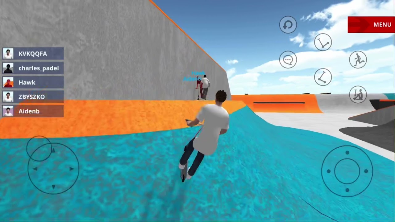 Insane tricks!!! On scoot space