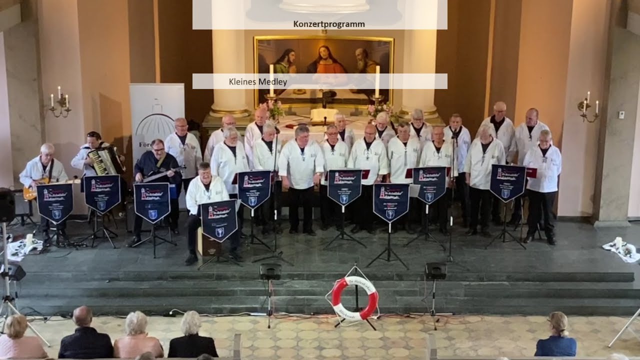 Kleines Medley beim Shantykonzert 2024 in St. Peter zu Krempe