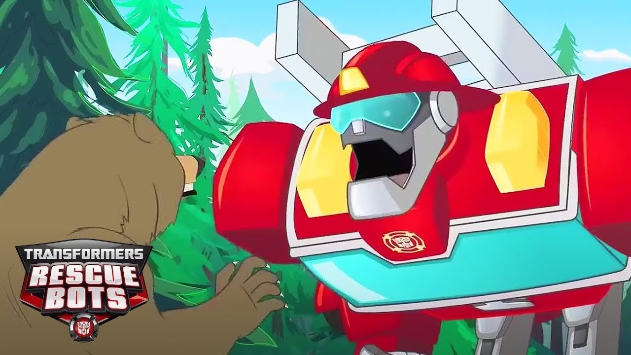 Transformers Heatwave vs Grizzly BEAR! | Transformers: Rescue Bots | Full Episodes | Animation