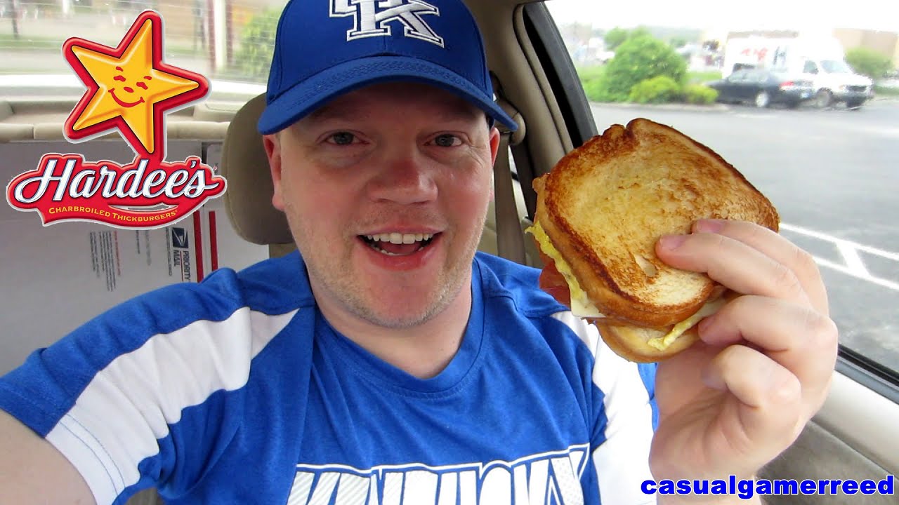 Reed Reviews Hardee's Grilled Cheese Breakfast Sandwich With Bacon