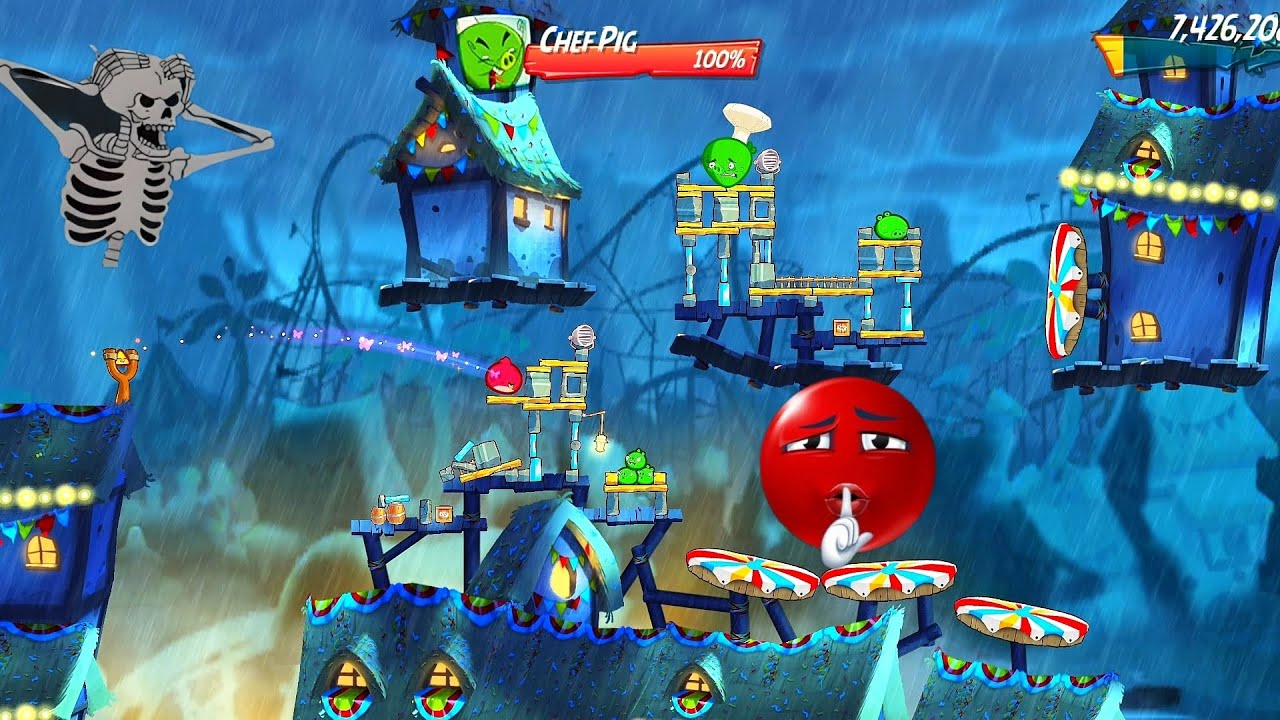 Angry birds 2🏴‍☠️fear boss gameplay 🥶🥶#angrybirds2 #gaming 