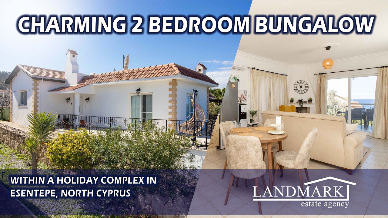 🏡 2 Bedroom Bungalow with Roof Terrace | Esentepe