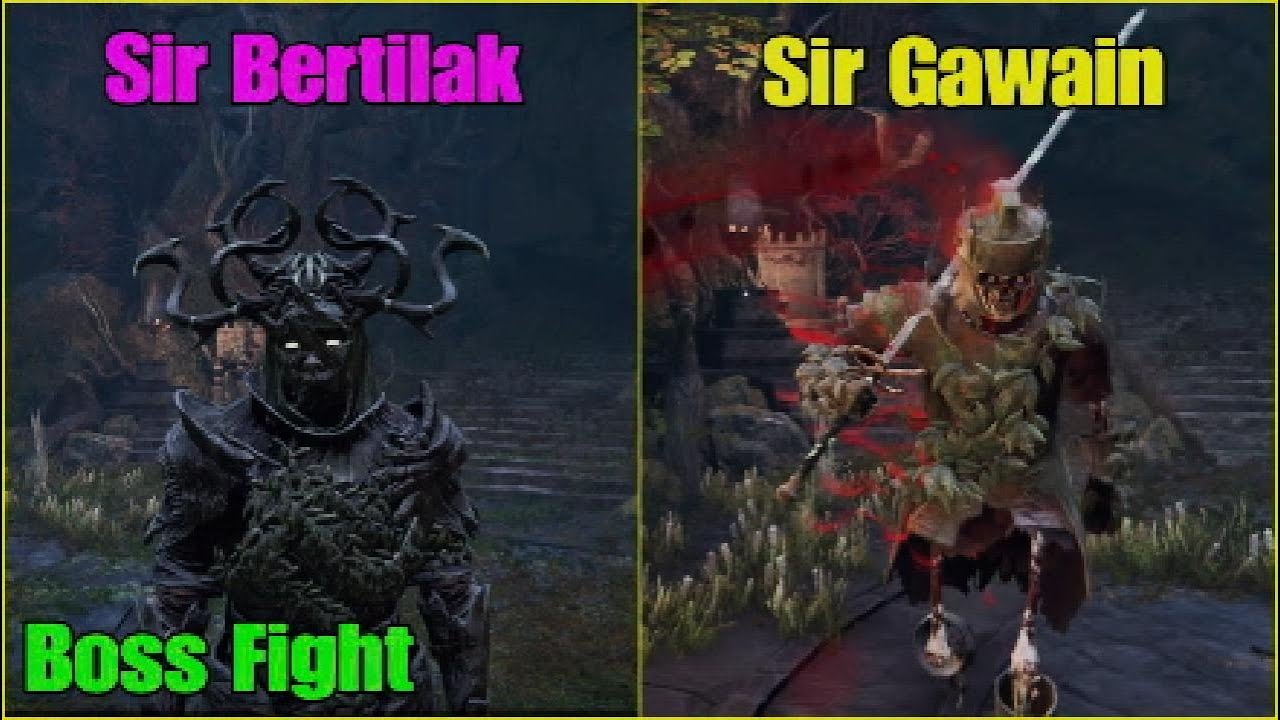 Tainted Grail The Fall of Avalon - Sir Gawain Sir Bertilak Boss Fight