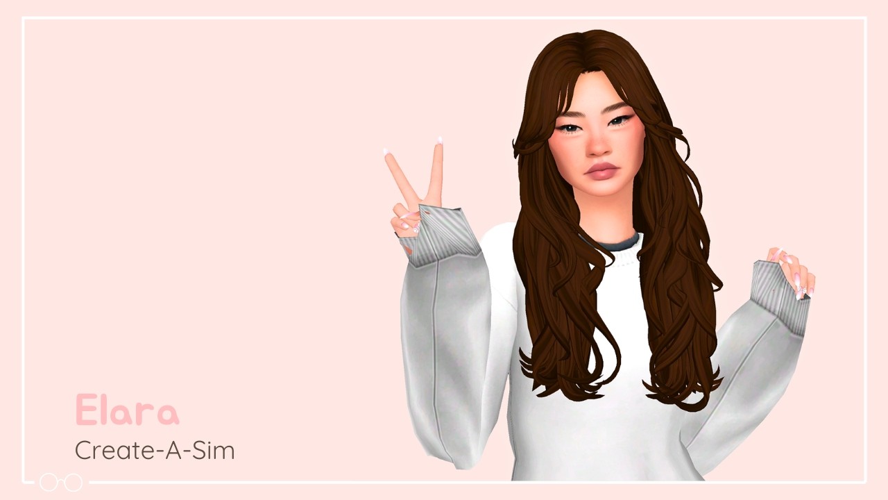 Cute High School Girl Create-A-Sim | The Sims 4 + CC List