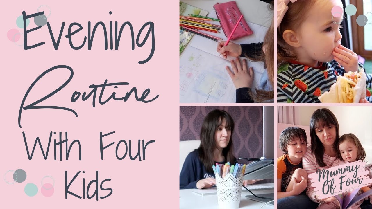 AFTER SCHOOL EVENING ROUTINE FOR LARGE FAMILIES | BEDTIME ROUTINE WITH 4 KIDS | MUMMY OF FOUR