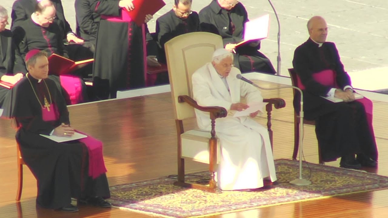 Letzte Generalaudienz von Papst Benedikt XVI.