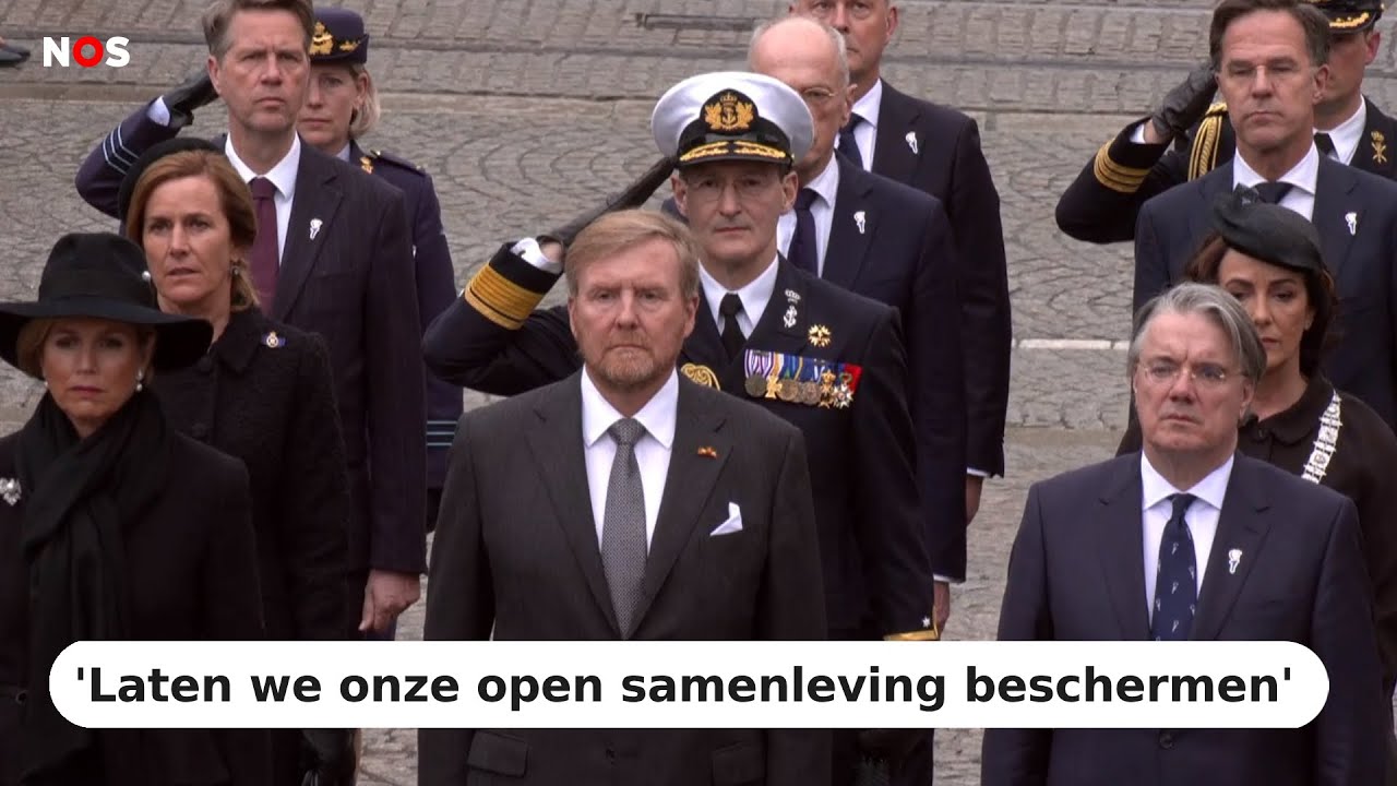 Zo verliep de Nationale Herdenking op de Dam in Amsterdam
