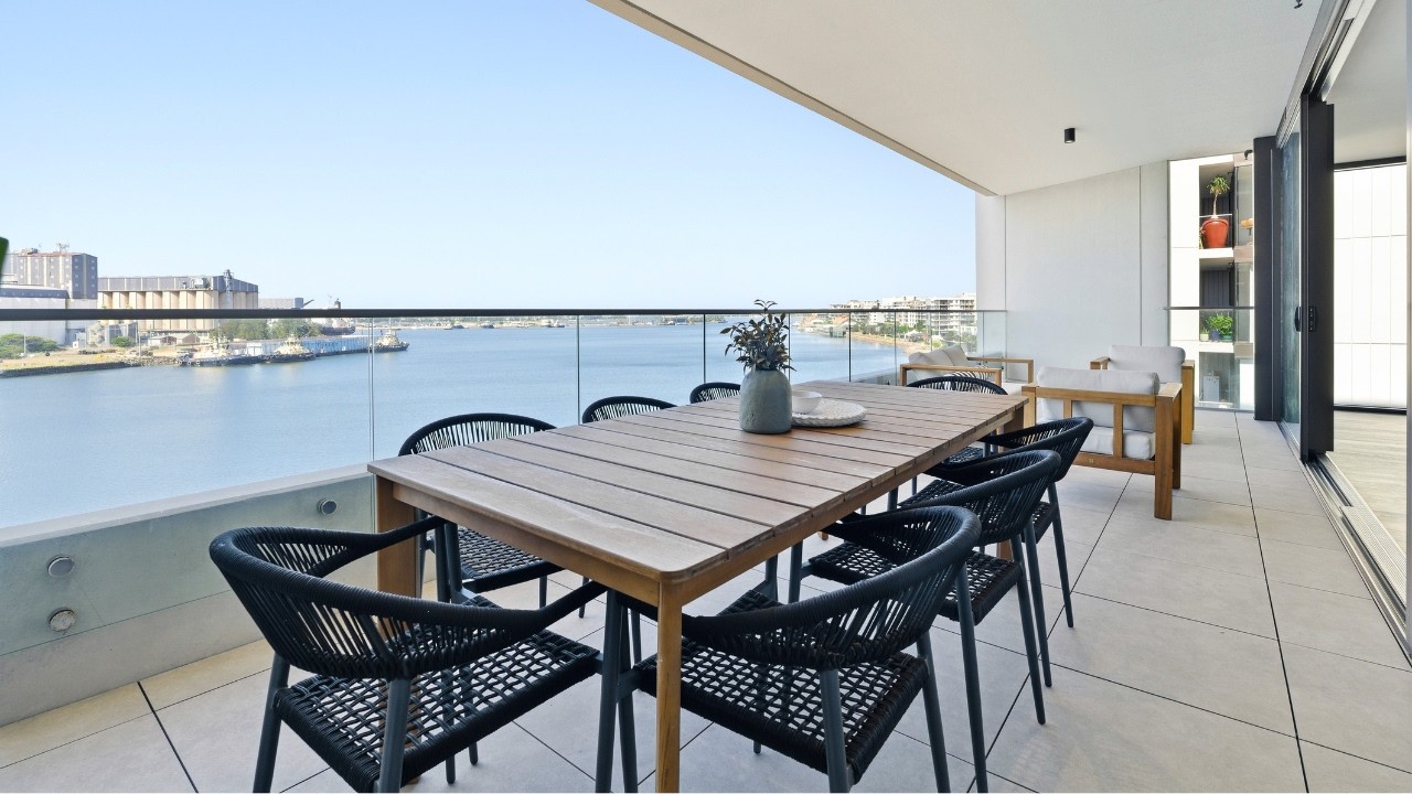 FOR SALE • 401/45 Honeysuckle Drive, Newcastle - Waterfront Living at Horizon on the Harbour