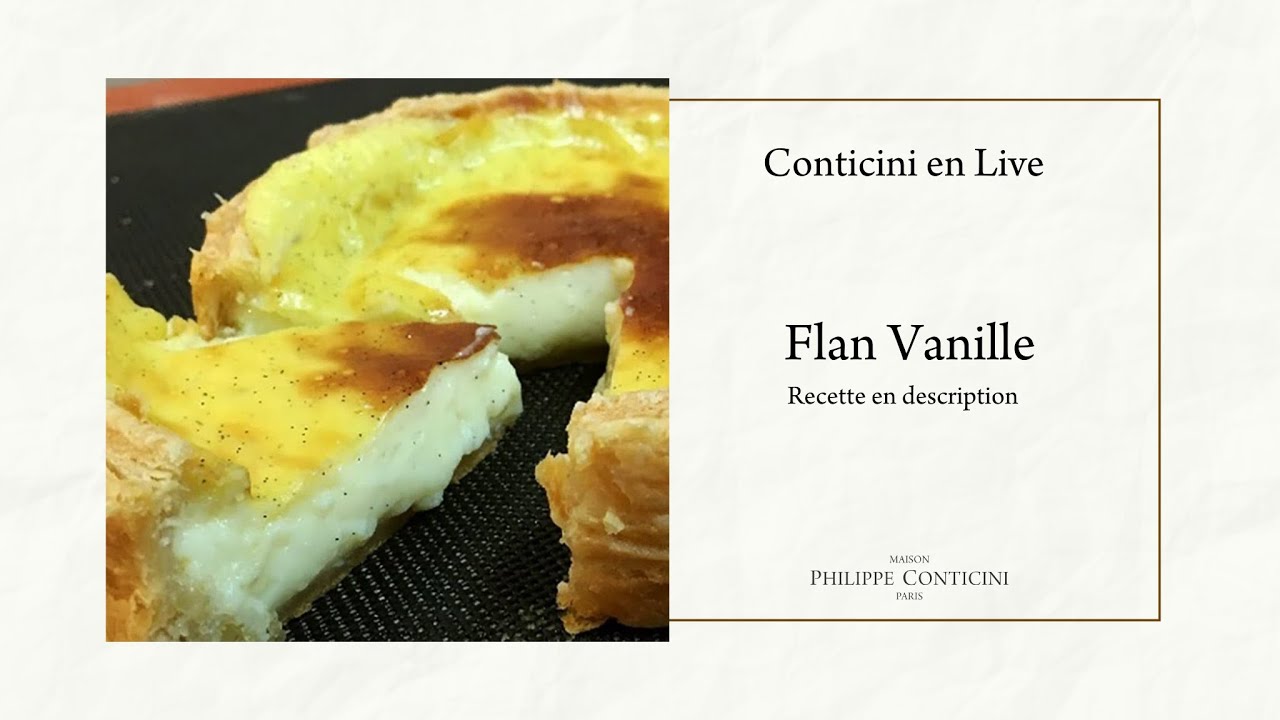 Flan Vanille | Conticini en Live