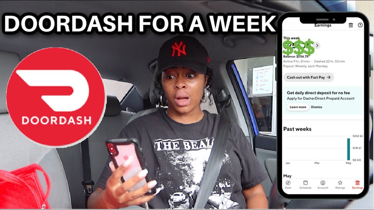I TRIED DOORDASH FOR 1 WEEK / Is it worth it? | Adrienne T