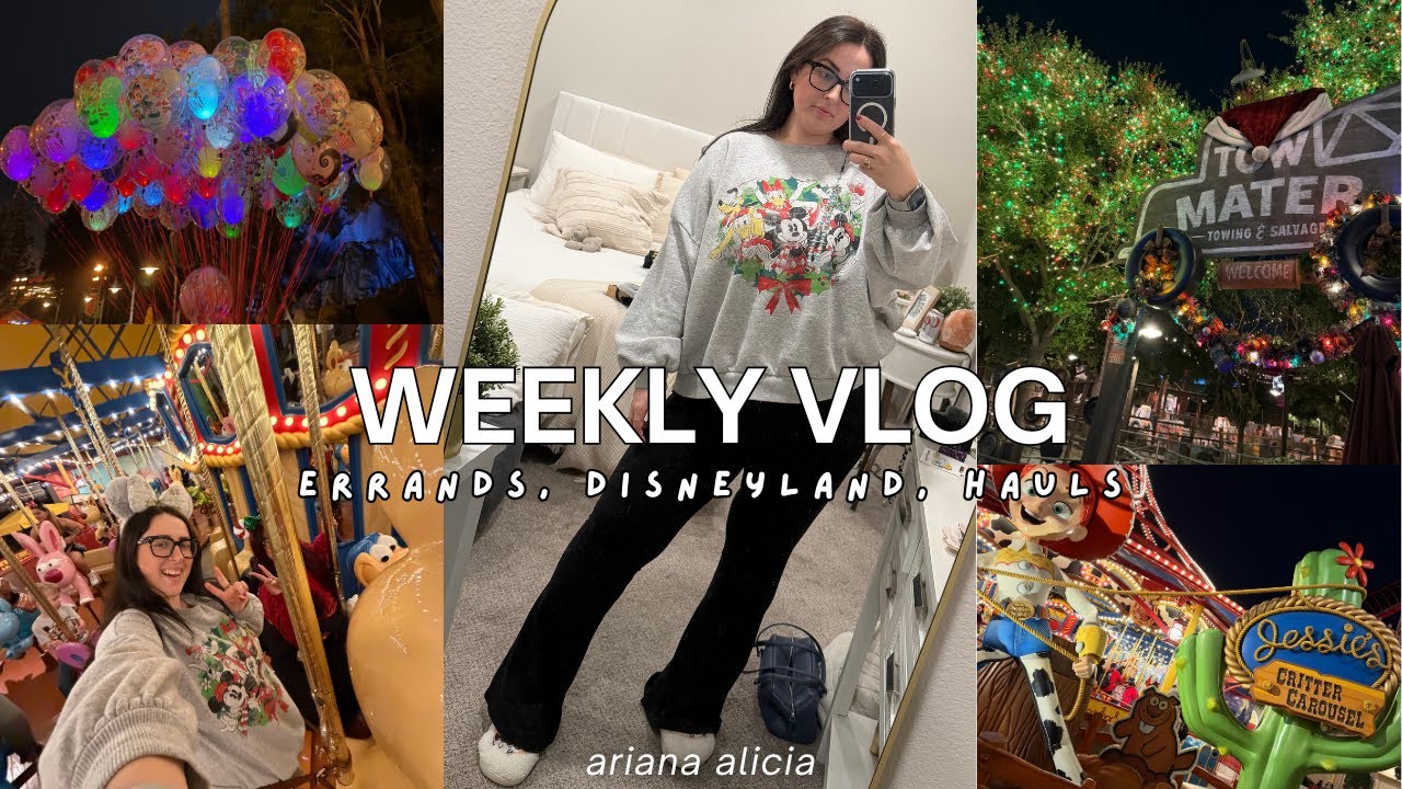 weekly vlog | reflecting on 2025, trader joe&rsquo;s + costco haul, winter nights at disneyland