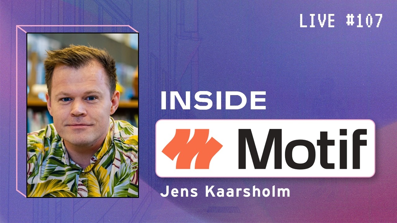 Inside Motif w Jens Kaarsholm | BIM Pure Live 107