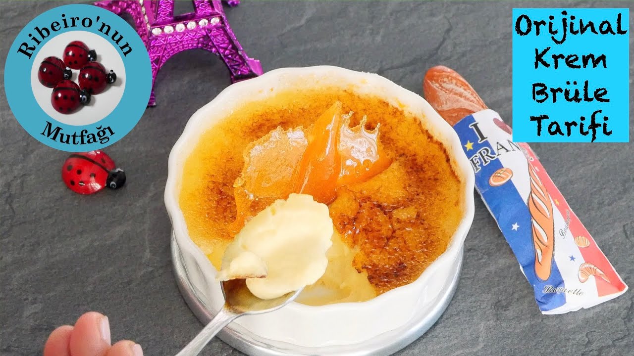 Krem Brüle Tarifi / Crème Brûlée / ev yemekleri