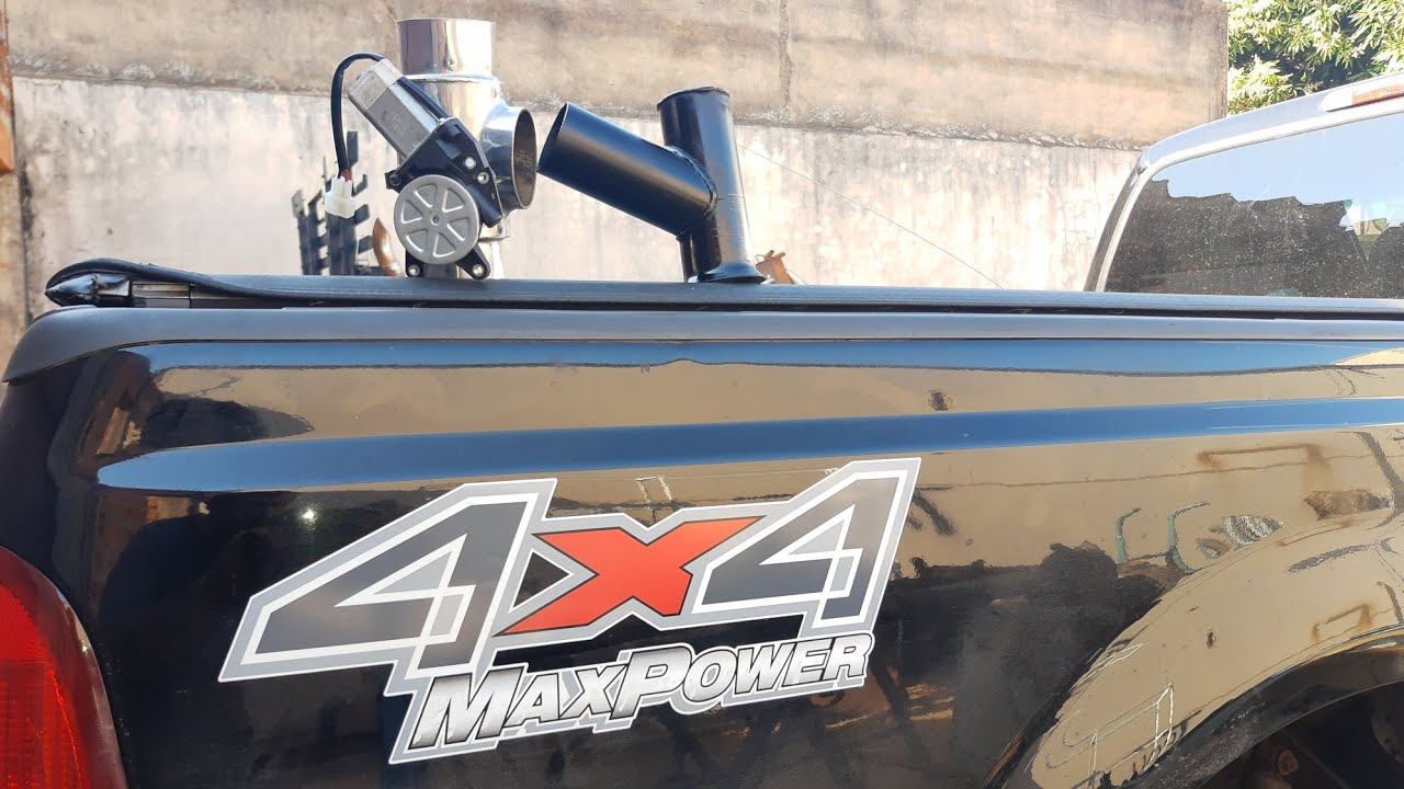f250 4x4 cummins com difusor e pente na turbina