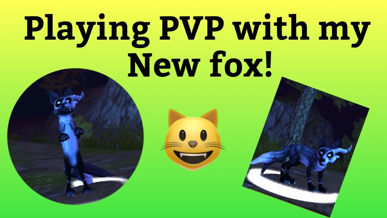 PLAYING PVP AS MY NEW FANTASY FOX! (Wolf tales)