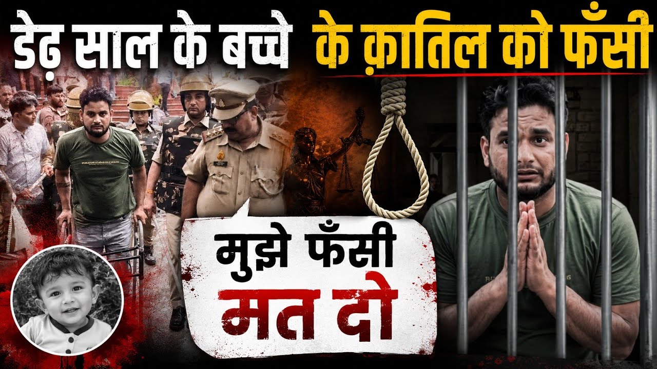 डेढ़ साल के बच्चे के क़ातिल को फाँसी #ViralTopics #Viralvedios 