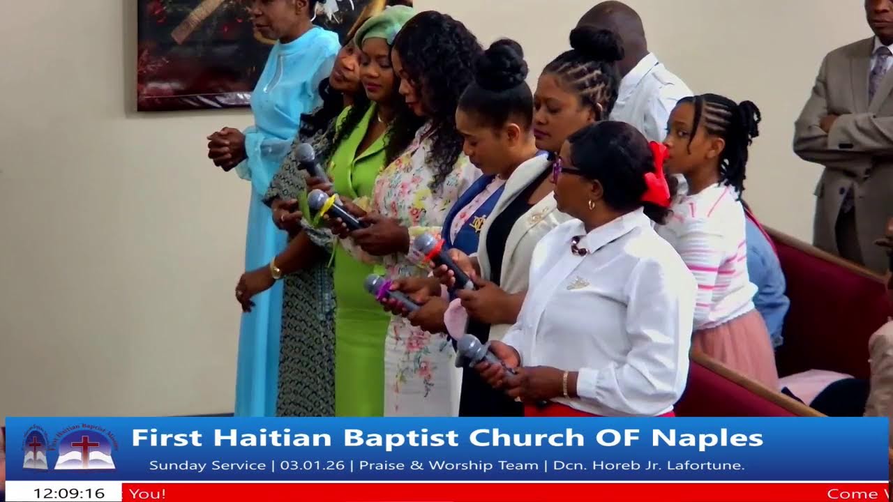 Sunday  Morning Service | 03.01.2026 | Praise & Worship Team | Dcn. Horeb Jr. Lafortune