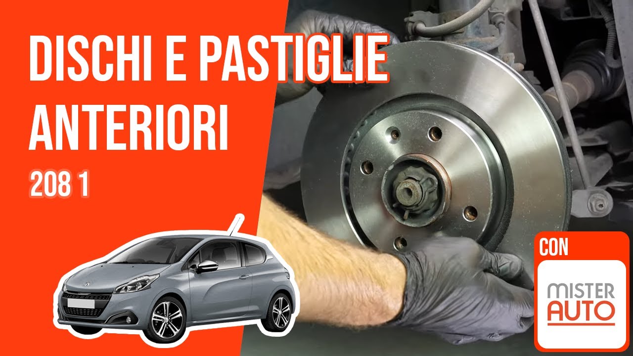 Cambio dischi e pastiglie anteriori PEUGEOT 208 1 🚗