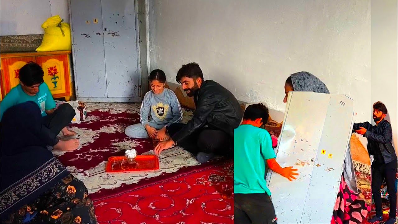 Opening the house with the help of Mr. Wali and Roqiya Khanum along with Milad and his mother