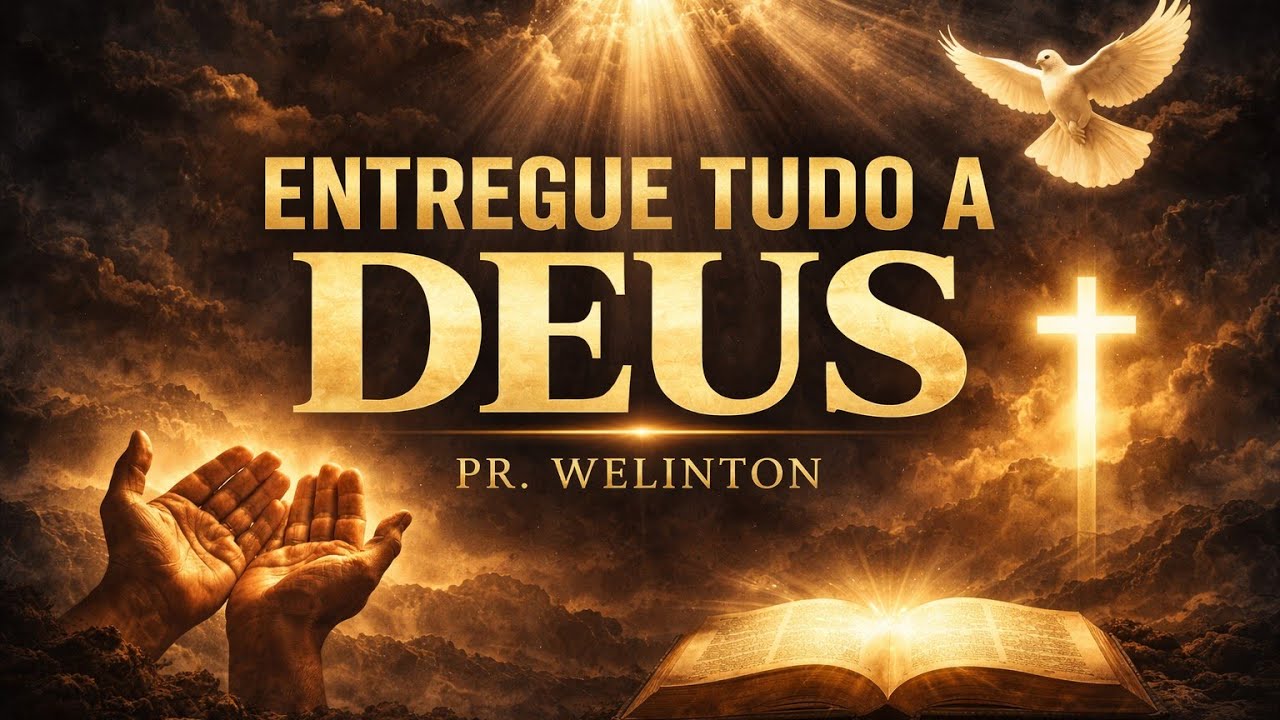 ENTREGUE TUDO A DEUS 🙏 | Aprenda a Confiar e Descansar Nele | Pr. Welinton
