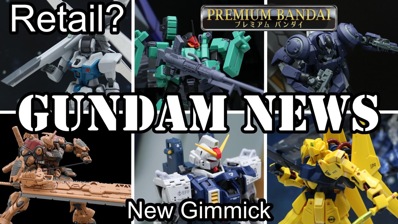 New Retail Gunpla Announced + P-Bandai & Gundam Base Gunpla [Gundam News]