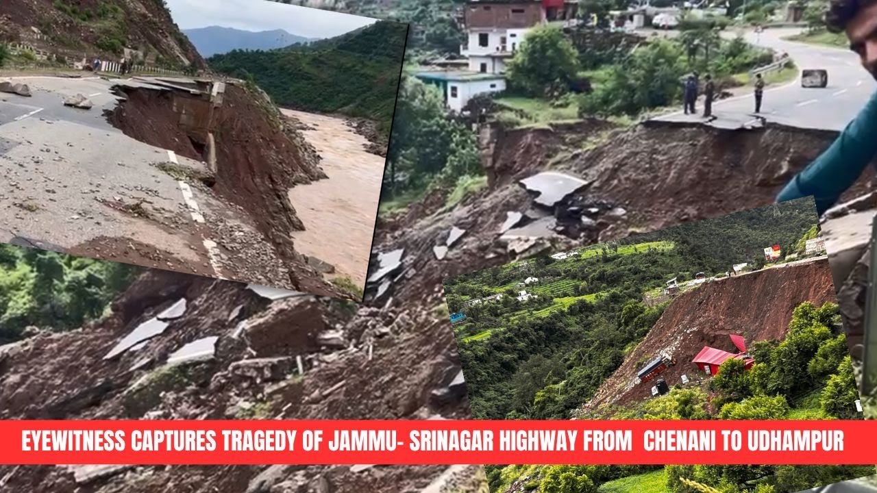 Eyewitness captures tragedy of Jammu- Srinagar highway from  Chenani to Udhampur | JK News Today