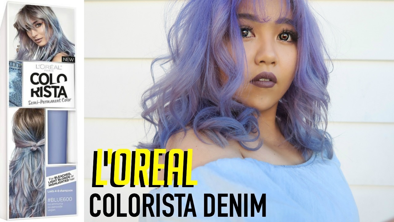 Dying My Hair DENIM AT HOME! Did It Work?!