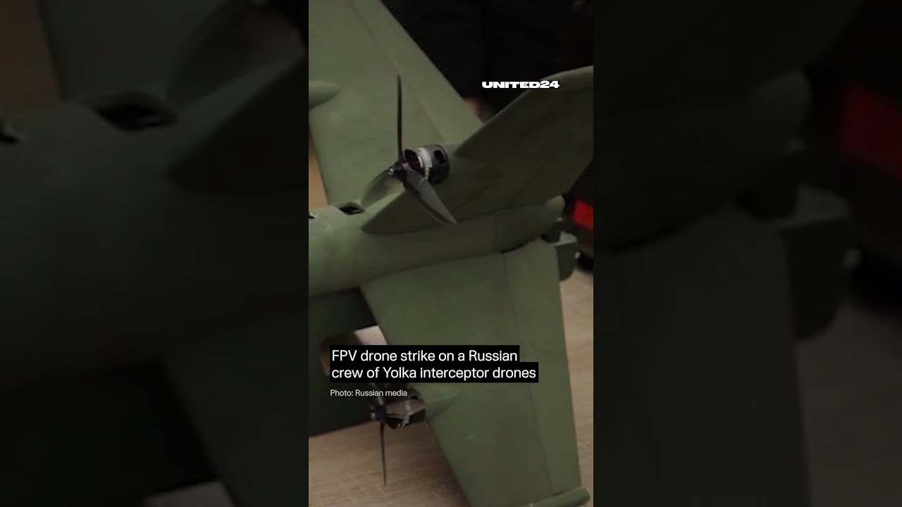 FPV Drone Strike on Russian Crew #warinukraine