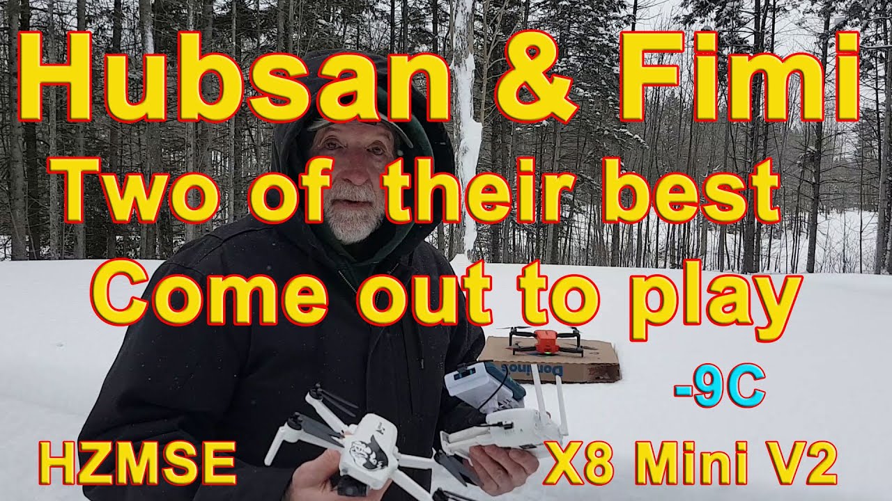 Still going strong. The Hubsan Zino Mini SE & the Fimi X8 Mini V2. They love the cold.