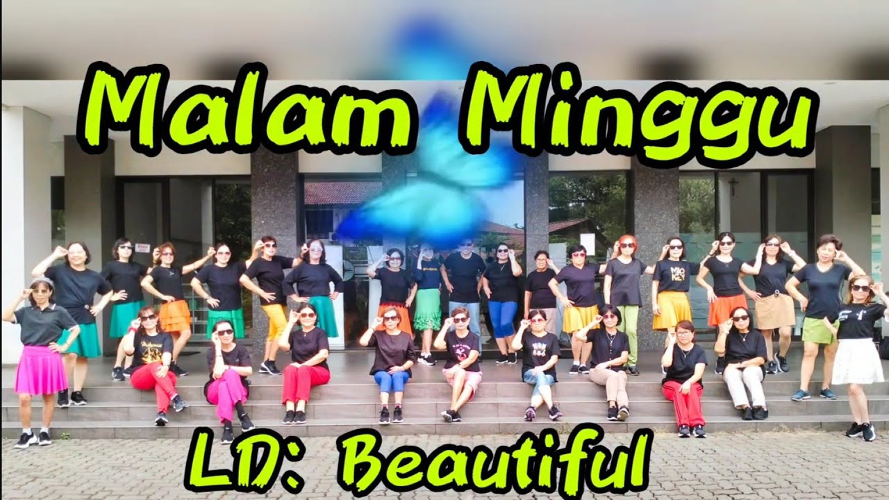 MALAM MINGGU - LINE DANCE Chor : Ryan & Kiki ( INA ) Februari 2026 Demo by : LD Beautiful