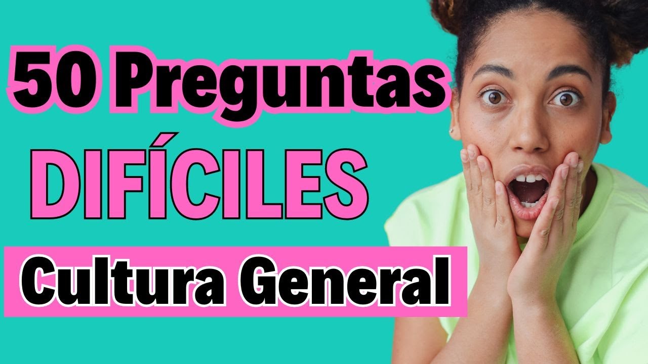 ¿Cuánto Sabes? 🧑‍🎓 Preguntas de Cultura General 🧠Trivia Quiz de Cultura