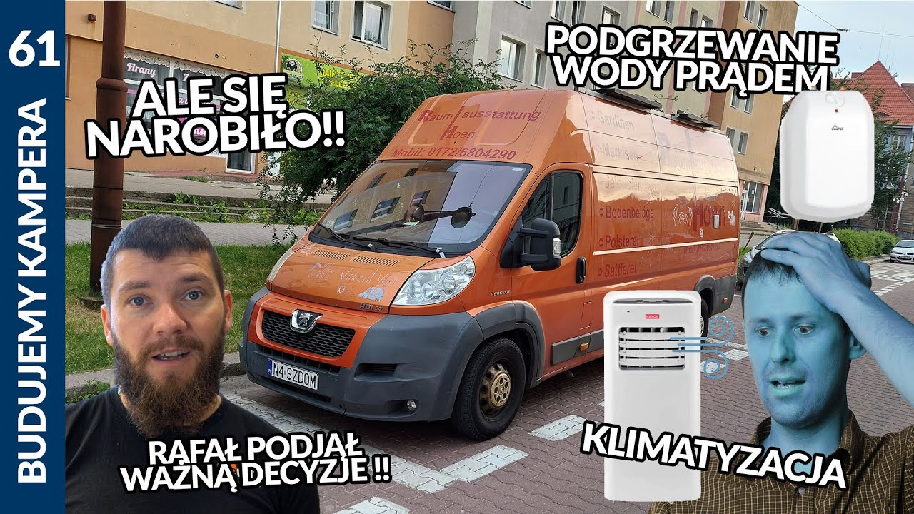 🥶 Klimatyzacja do kampera, czy zadziała? 🔥 Rafał podjął ważną decyzję.