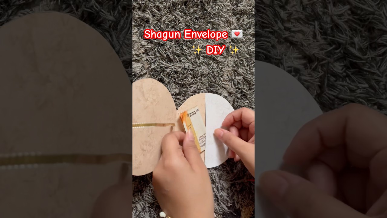 How to Make Shagun Envelope from Wedding Card|Shagun Envelopes Making IReuse Wedding Cardl #shorts