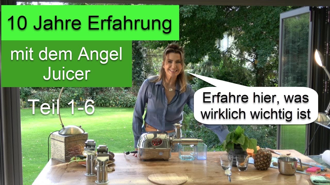 10 Jahre Erfahrung mit dem Angel Juicer - erfahre hier, was wirklich wichtig ist.