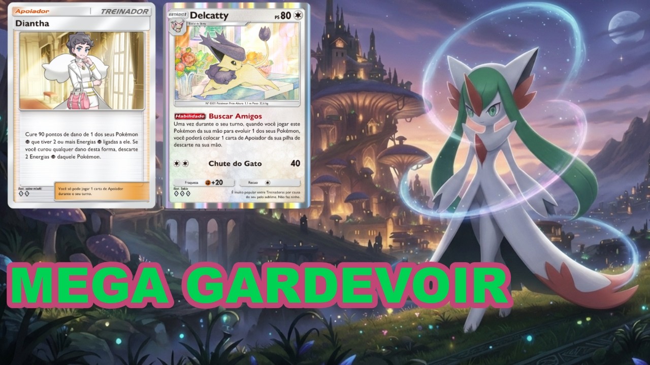 COMO USAR 4 VEZES O MESMO APOIADOR . MEGA GARDEVOIR - POKÉMON TCG POCKET