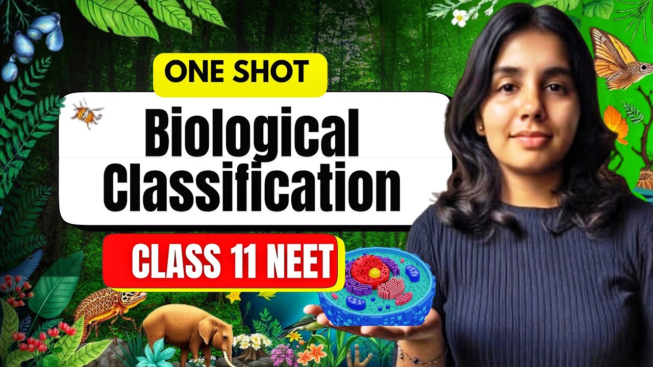 BIOLOGICAL CLASSIFICATION – One Shot | Class 11 NEET 2026 | Complete NCERT + PYQs 