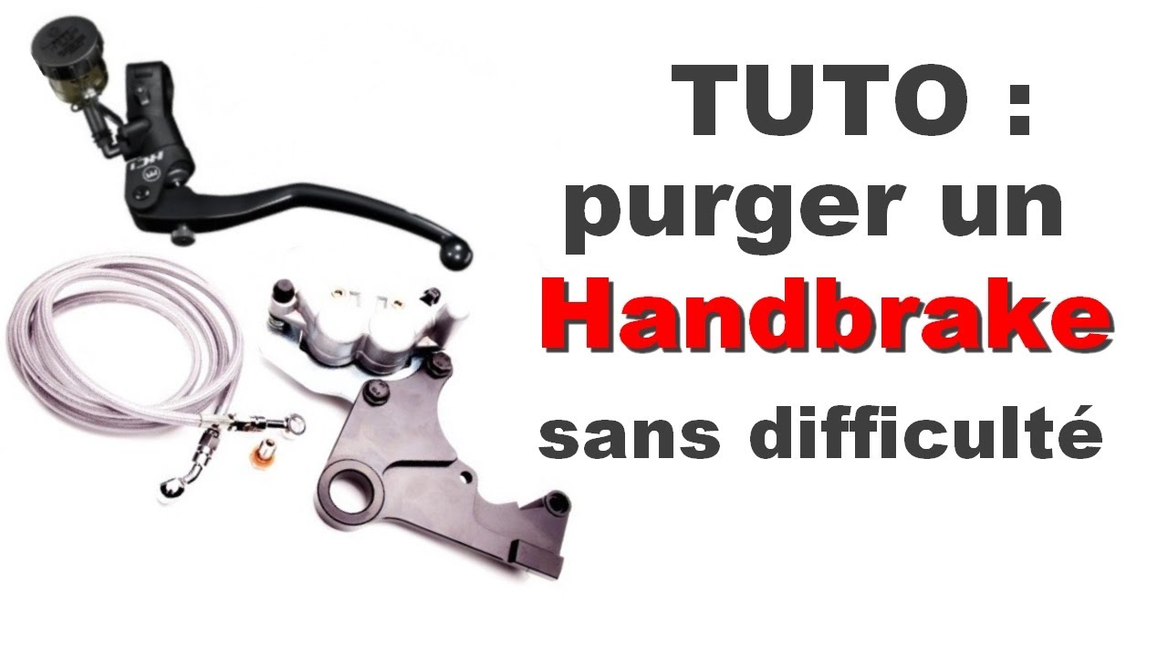 Tuto : purge d'un handbrake moto (frein arrière au guidon)